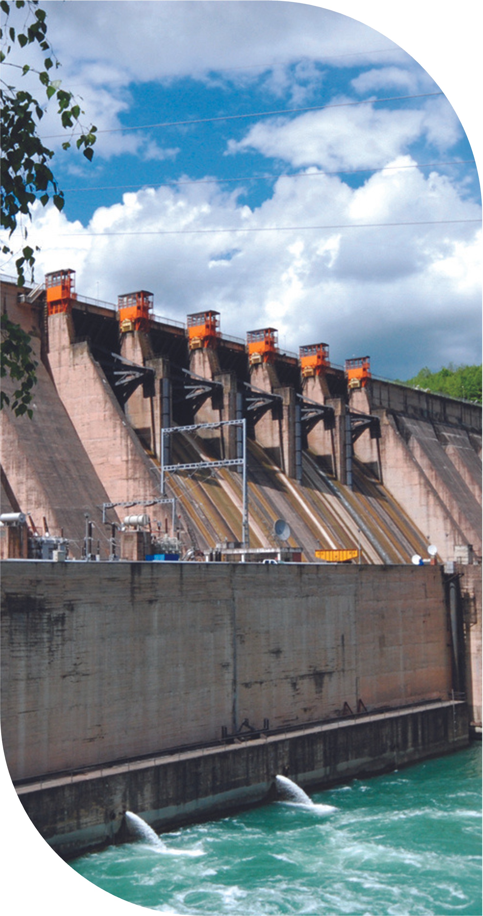 Bajina Bašta hydro power plant dam, Serbia
