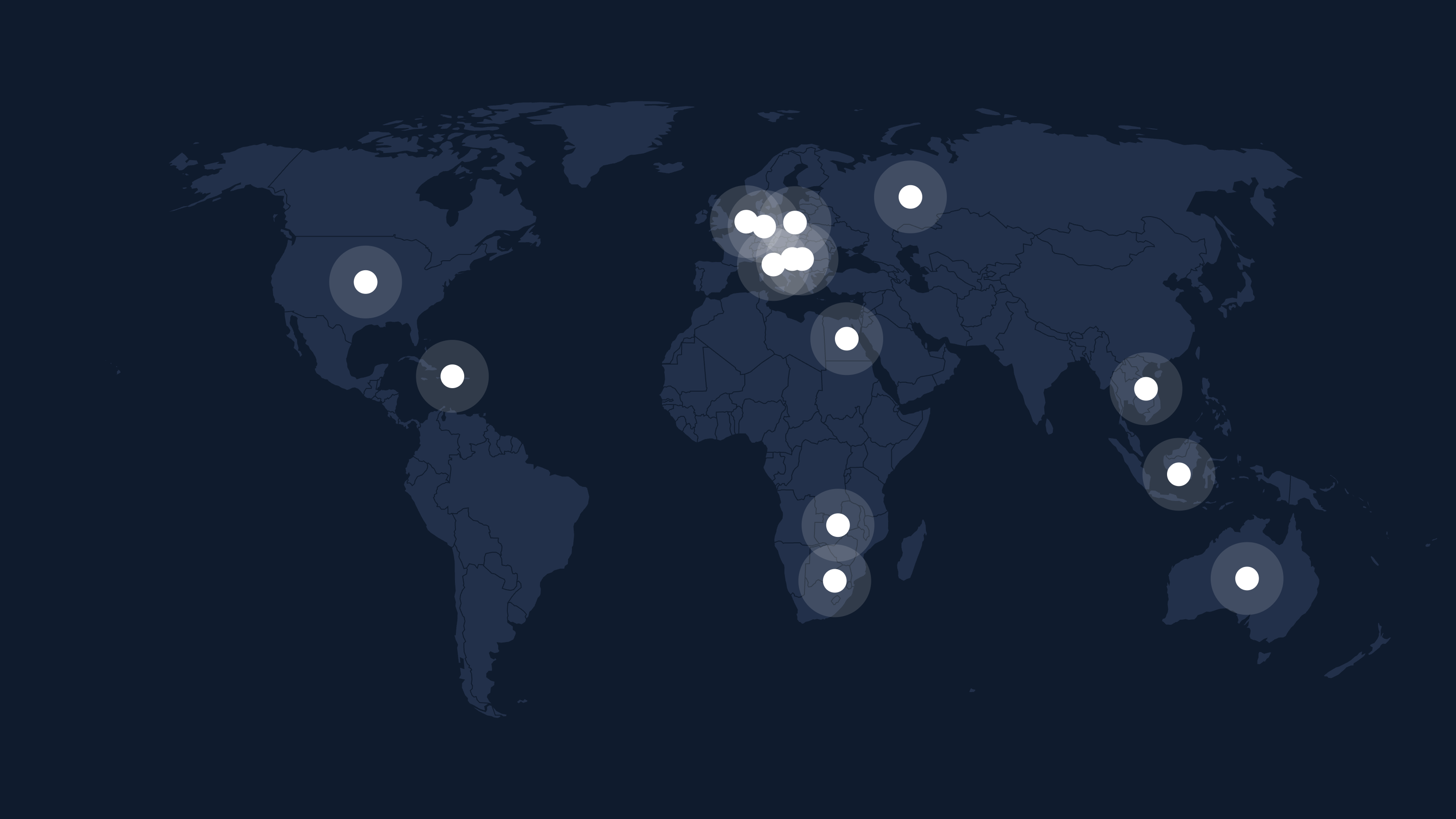 Map of Vivid Automation project locations
